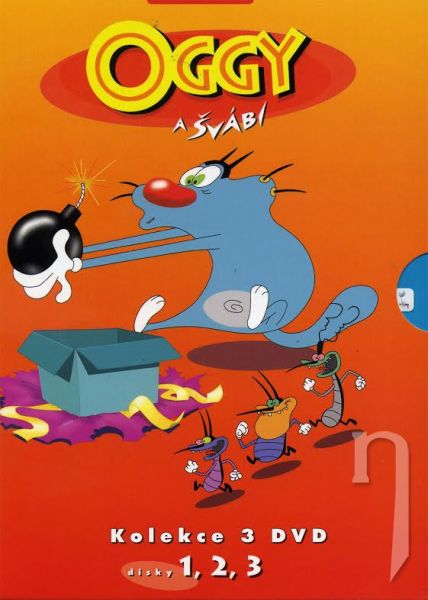 DVD Film - Oggy a švábi 1-3 (3 DVD)