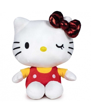 Hračka - Plyšová kočička červená - Hello Kitty - 22 cm