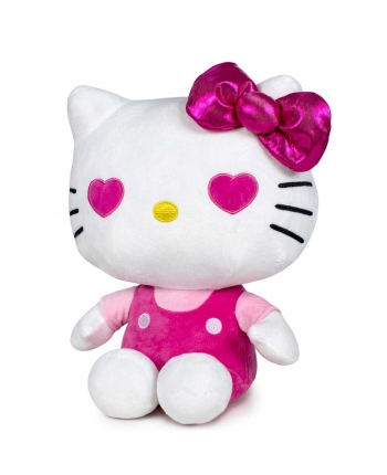 Hračka - Plyšová kočička tyrkysová - Hello Kitty - 22 cm