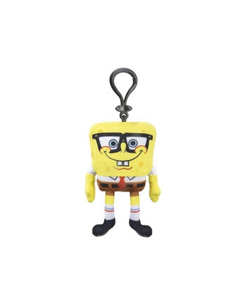 Hračka - Plyšový přívěsek SpongeBob v brýlích - SpongeBob - 13 cm