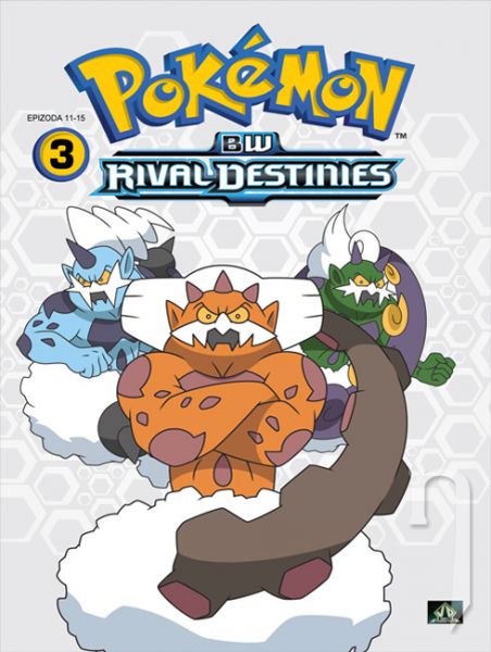 DVD Film - POKÉMON: B&W RIVAL DESTINIES 15. série, disk 1