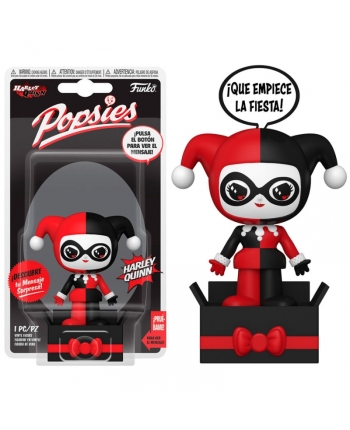 Hračka - Vinylová figurka Harley Quinn v dárečku - Harley Quinn - Funko Popsies - 12,5 cm