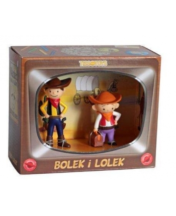 Hračka - Set figurek Lolek a Bolek kovbojové (7,5 cm a 9 cm)