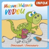 Kniha - Dinosaury - maľovanie vodou