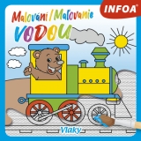 Kniha - Malování / Maľovanie vodou - Vlaky