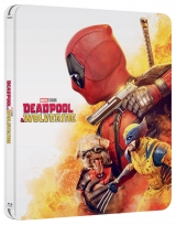 BLU-RAY Film - Deadpool & Wolverine 2BD (UHD+BD) - Limitovaná sběratelská edice - steelbook - motiv DP