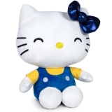 Hračka - Plyšová kočička modrá - Hello Kitty - 22 cm