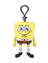 Hračka - Plyšový přívěsek SpongeBob s úsměvem - SpongeBob - 13 cm